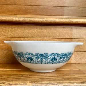 2.5QT PYREX 443 Blue Horizon Mixing Bowl Serving Bowl